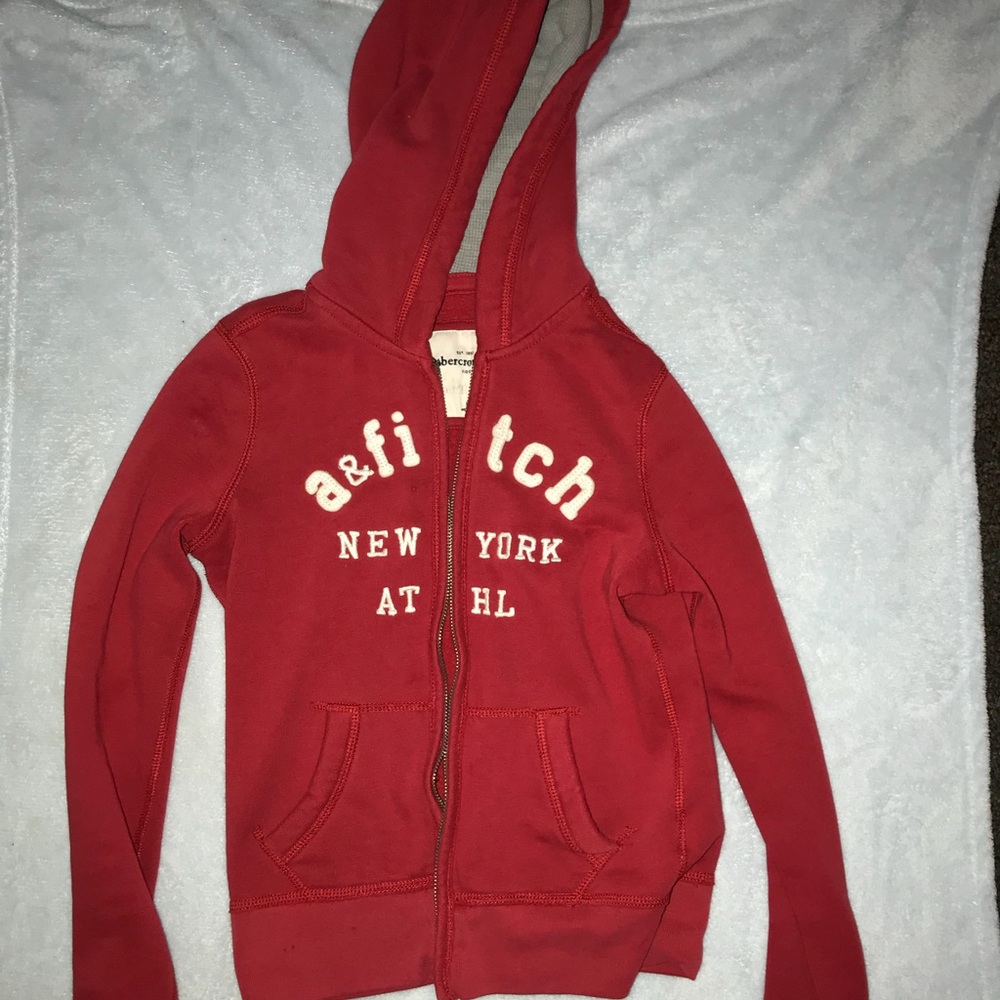 Abercrombie & Fitch red sweater